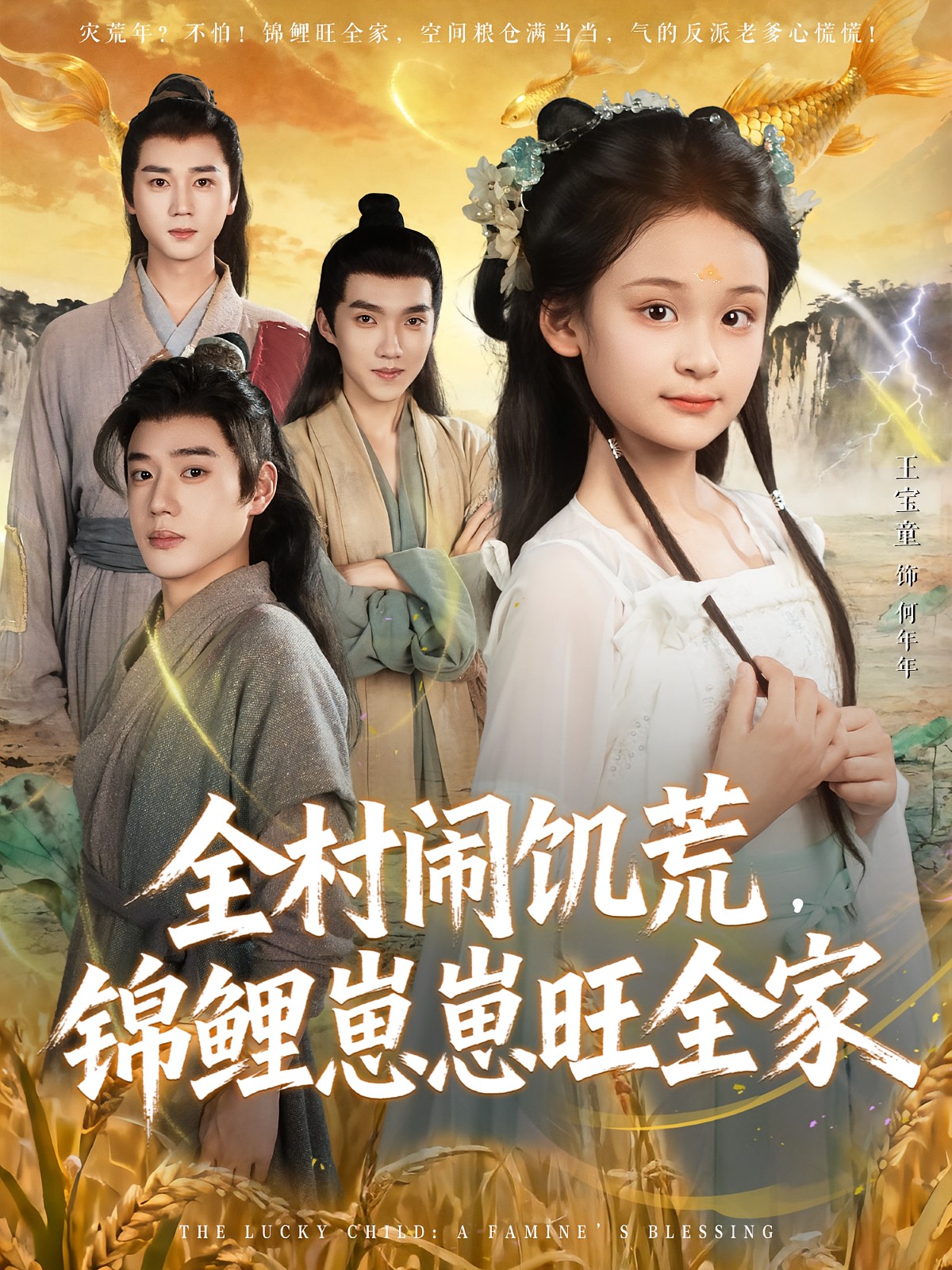 全村鬧饑荒，錦鯉崽崽旺全家(全集)