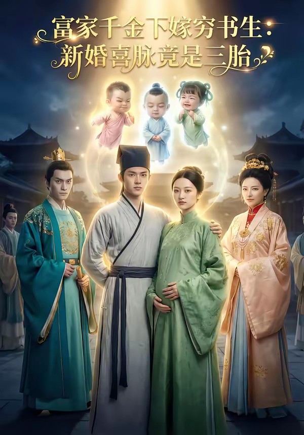 富家千金下嫁窮書生新婚喜脈竟是三胎(全集)