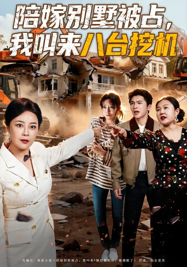 陪嫁別墅被占，我叫來八臺挖機(全集)